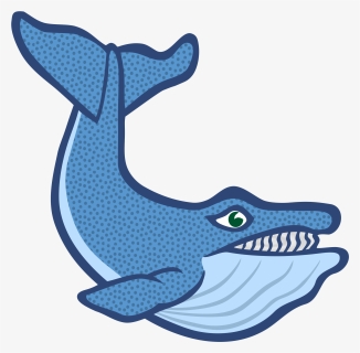 This Free Icons Png Design Of Whale Clip - Gambar Paus Biru Animasi, Transparent Png, Free Download