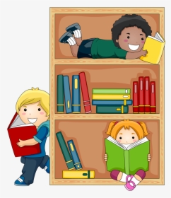 Student Reading Public Library Child Free Transparent, HD Png Download, Free Download