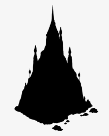 Transparent Frozen Ice Castle Clipart - Frozen Ice Castle Silhouette, HD Png Download, Free Download