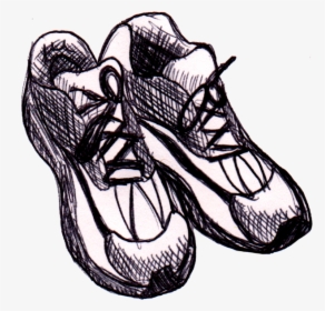Transparent Track Shoe Png - Running Shoes Drawing Png, Png Download, Free Download