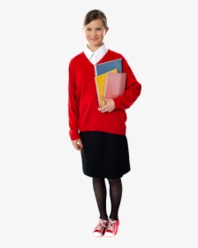 Young Girl Student - School Girl Png, Transparent Png, Free Download