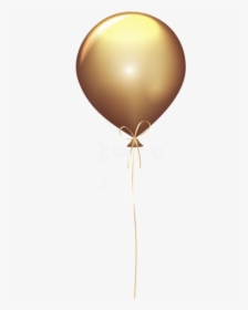 Golden Balloons Png - Transparent Gold Balloon Clipart, Png Download, Free Download