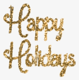 Transparent Happy Holidays Clipart Banner - Happy Holidays Glitter Png, Png Download, Free Download
