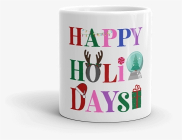 Happy Holidays Mug Front View, HD Png Download, Free Download