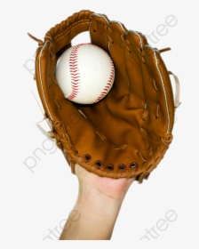 Transparent Baseball Bat And Ball Png - Baseball Glove, Png Download, Free Download