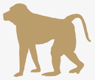 Transparent Baboon Png - Mandrill Silhouette, Png Download, Free Download
