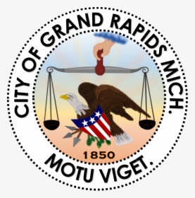 Seal Of Grand Rapids, Michigan - Punxsutawney Phil, HD Png Download, Free Download