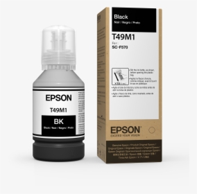 T49m Utlrachrome Dye Sub Ink, Black, 140ml - Epson T49h, HD Png Download, Free Download