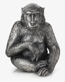 Buccellati - Animals - Baboon - Silver - Baboon Silver, HD Png Download, Free Download