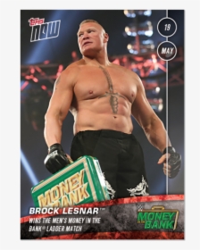 Wwe Topps Now® Card - Brock Lesnar Ali, HD Png Download, Free Download