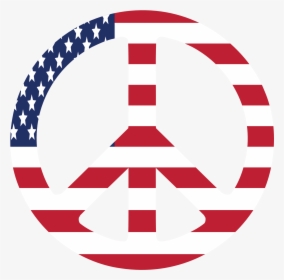 Transparent United States Clipart Black And White - Peace Symbol United States, HD Png Download, Free Download
