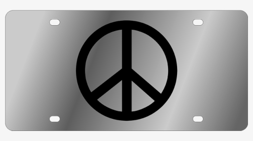 Lifestyle - Ss Plate - Peace Sign - White Flag Gif Peace, HD Png Download, Free Download
