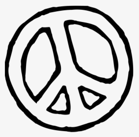 Transparent Hippie Png - Cartoon Peace Sign Clipart, Png Download, Free Download