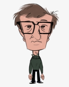 Woody Allen - Cartoon, HD Png Download, Free Download