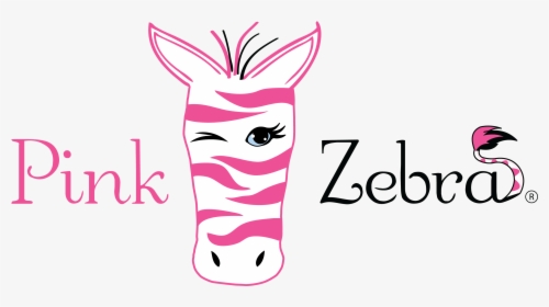 Pink Zebra Logo - Cartoon, HD Png Download, Free Download