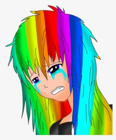 Crying Girl - Cartoon, HD Png Download, Free Download