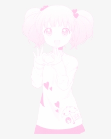 Cute Kawaii My Edit Manga Pink Transparent Manga Edit - Pastel Pink Anime Girl Png, Png Download, Free Download