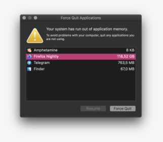 Your System Has Run Out Of Application Memory, HD Png Download, Free Download