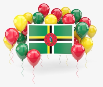 Square Flag With Balloons - Kuwait Flag Balloons Png, Transparent Png, Free Download