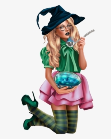 Tube Halloween Femme Halloween 1, Witch, Tube, Sexy, HD Png Download, Free Download