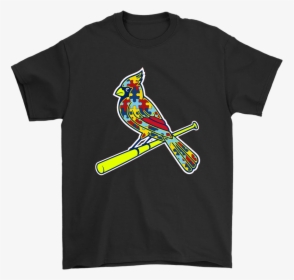 Louis Cardinals Logo Baseball Autism Awareness Shirts - Grinch Shirts, HD Png Download, Free Download