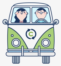 Caravan Icons Carpool Illustration, HD Png Download, Free Download