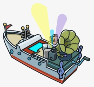 Cruise Clipart Party Boat - Airboat, HD Png Download, Free Download