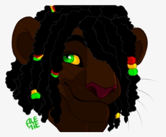 Rasta Clipart Hair - Illustration, HD Png Download, Free Download