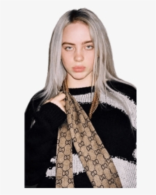 Billie Eilish Black And White Sweater, HD Png Download, Free Download