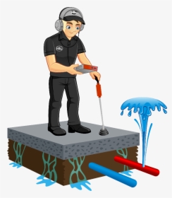 Slab Detection Repair Gainesville - Water Leak Detector Logo, HD Png Download, Free Download