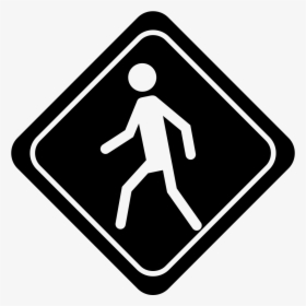 Walking Walker Traffic Signal Of Rhomb Shape - Objetos Con Forma De Rombo, HD Png Download, Free Download