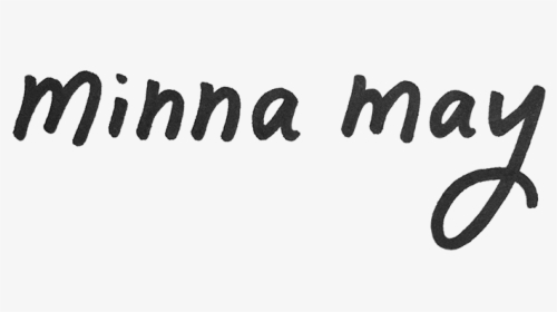 Minna May Blog - Calligraphy, HD Png Download, Free Download