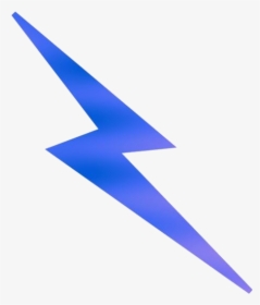 Transparent Lightning Bolt Png Clip Art - Blue Lightning Bolt Transparent, Png Download, Free Download