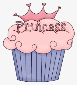 Png Transparent Library Princess Cupcake Png By Gaildreaan - Princess Birthday Cake Cartoon, Png Download, Free Download