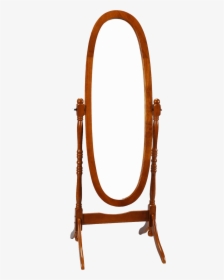 Mirror Png - Oval Mirror With Stand, Transparent Png, Free Download