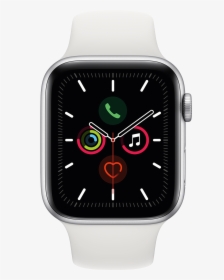 Silver Apple Watch 5, HD Png Download, Free Download