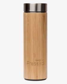 Water Bottle Made Of Bamboo, HD Png Download, Free Download