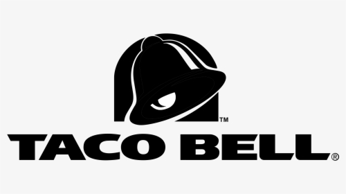 Taco Bell Logo Black And White - Taco Bell, HD Png Download, Free Download