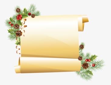 Christmas Scroll Frame, HD Png Download, Free Download