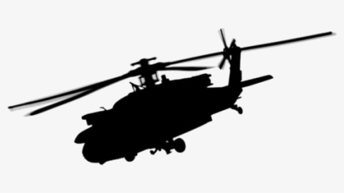 Transparent Army Helicopters Drawing, Army Helicopters - Helicopter Rotor, HD Png Download, Free Download
