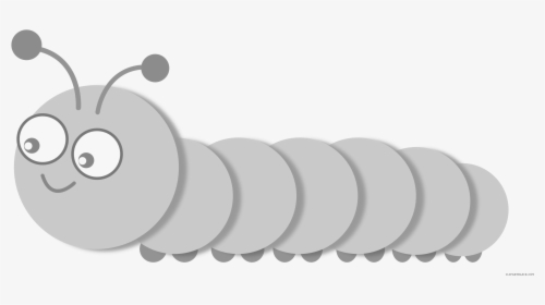 Caterpillar Black And White Latest Vector Centipede - Small Caterpillar Clipart, HD Png Download, Free Download