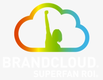 Brandcloud Superfan Logo White Rgb - Graphic Design, HD Png Download, Free Download