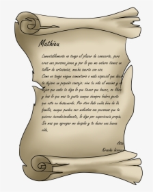 Como Escribir En Un Pergamino , Png Download - Letter Drawing Paper, Transparent Png, Free Download