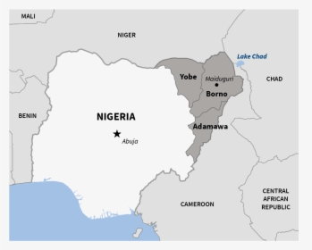 Highly Detailed Map Of Nigeria, HD Png Download, Free Download