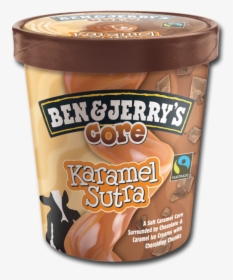 Benjerry Coreconcoctions Karamelsutra - Ben And Jerry's Ice Cream, HD Png Download, Free Download