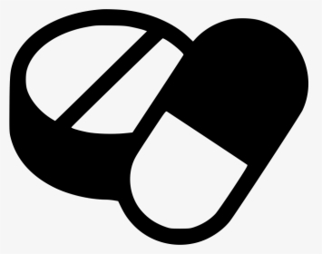 Medical Pill Round Flat - Icon Svg Pill, HD Png Download, Free Download