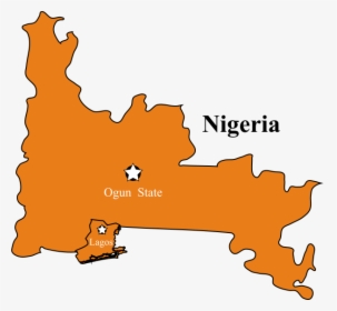 Ogun And Lagos States - Map, HD Png Download, Free Download