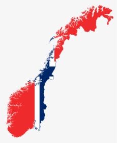 Flag Map Of Norway Commons Wikimedia, HD Png Download, Free Download