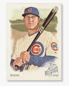 Anthony Rizzo 2019 Topps Allen & Ginter Oversized Base - Chicago Cubs, HD Png Download, Free Download