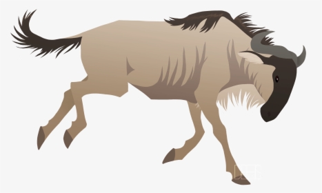 Wildebeest Cliparts - Wildebeest, HD Png Download, Free Download